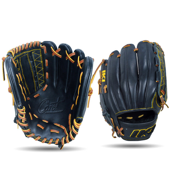 IKJ Core+ Series 12 INCH Single Welt Model PITCHER Baseball Glove in Black for RIGHT-HANDED Thrower
