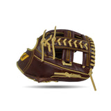 IKJ Core+ Series 11.5 INCH Double Welt Model INFIELD Baseball Glove in Dark Brown for RIGHT-HANDED Thrower