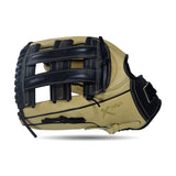 IKJ Xpro Series 12.75 INCH Double Welt Model OUTFIELD Baseball Glove in Straw and Black for LEFT-HANDED Thrower