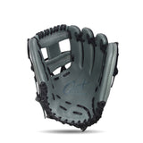 IKJ Core+ Series 11.5 INCH Single Welt Model INFIELD Baseball Glove in Gray and Black for RIGHT-HANDED Thrower