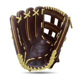 IKJ Core+ Series 12.75 INCH Double Welt Model OUTFIELD Baseball Glove in Dark Brown for LEFT-HANDED Thrower