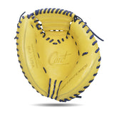 IKJ Core+ Series 33.5 INCH Open Back Model CATCHER'S Baseball Mitt in Came and Navy for RIGHT-HAND Thrower