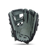 IKJ Core+ Series 11.5 INCH Double Welt Model INFIELD Baseball Glove in Black and Gray for RIGHT-HANDED Thrower