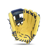 IKJ Core+ Series 11.5 INCH Double Welt Model INFIELD Baseball Glove in Camel and Navy for RIGHT-HANDED Thrower