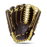 IKJ Core+ Series 12.75 INCH Double Welt Model OUTFIELD Baseball Glove in Dark Brown for LEFT-HANDED Thrower