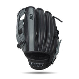IKJ Core+ Series 12.75 INCH Double Welt Model OUTFIELD Baseball Glove in Gray and Black for LEFT-HANDED Thrower