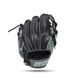IKJ Core+ Series 11.5 INCH Single Welt Model INFIELD Baseball Glove in Gray and Black for RIGHT-HANDED Thrower