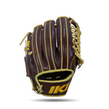 IKJ Core+ Series 11.75 INCH Double Welt Model INFIELD/PITCHER Baseball Glove in Dark Brown for RIGHT-HANDED Thrower